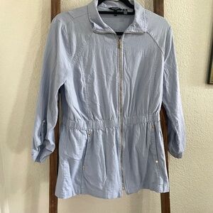 ⚡️5/$20 bundle sale⚡️ Ellen Tracy Linen Blend‎ Utility Jacket SZ Small